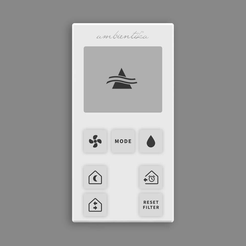 Dezentrale Lüftungsanlage Ambientika Advanced B+ Badlüfter